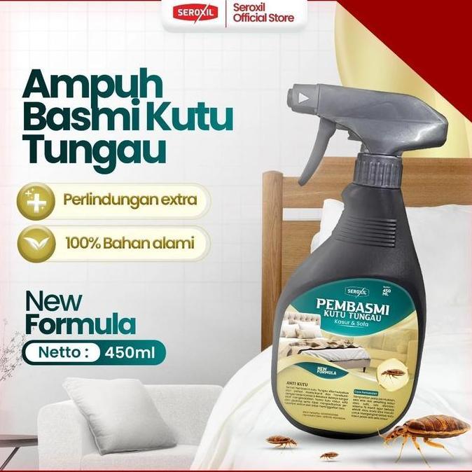 Happy- Seroxil Solusi Anti Tungau Kutu Kasur Spray 450Ml - Seroxil Pembasmi
