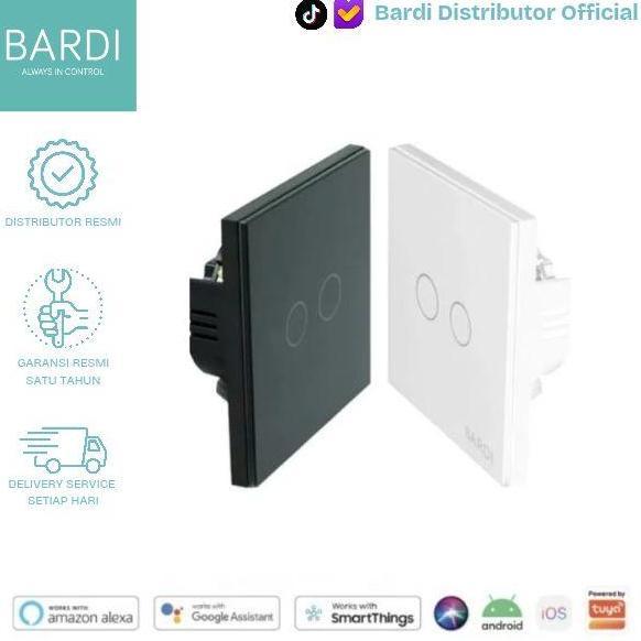 Whyyuo- Bardi Ll Switch 2 Gang Wifi - Saklar Lampu