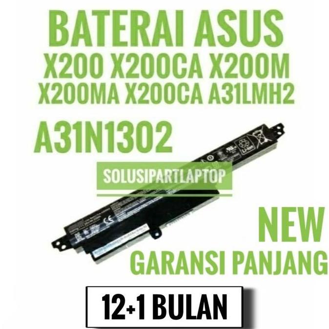 HARGA DISC - Baterai Battery Laptop asus X200 X200M X200MA X200CA Hitam