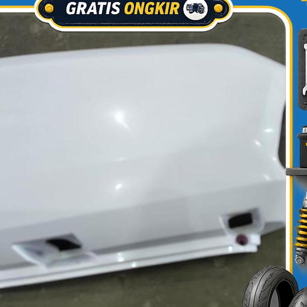 Selis -Kaver Bodi Belakang Motor Listrik Emax ( Rear Set Body Cover )