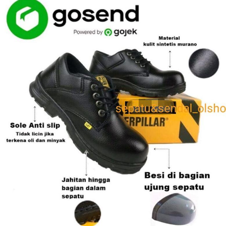 Sepatu Safety Low Boot Pria Sepatu Proyek Sepatu Kerja Lapangan Sepatu Kerja Ujung Besi