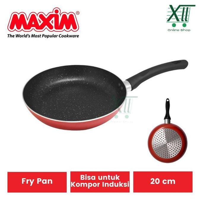 MAXIM GOURMET FRY PAN MARBLE COATING Wajan Penggorengan Anti Lengket