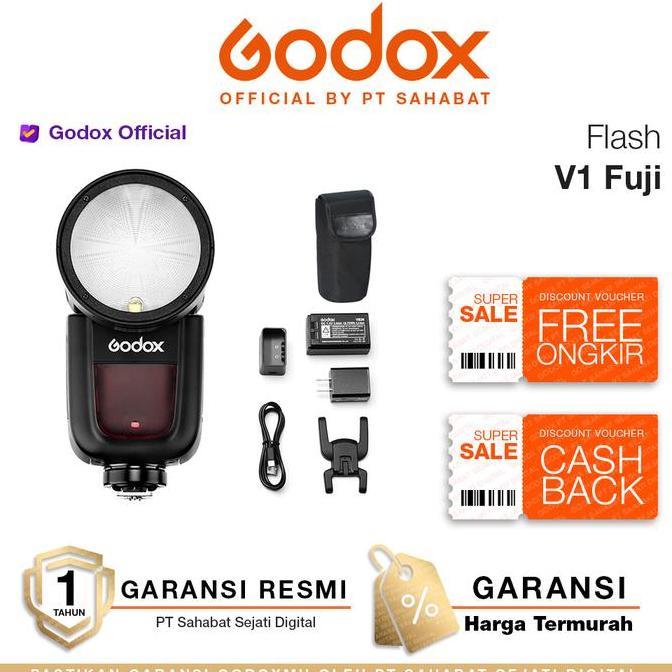 TERMURAH - Godox V1 Flash for Fuji / Godox V1 / Godox V1 Fuji