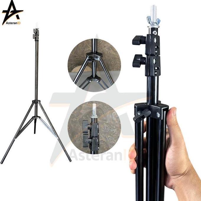 TERBARU - Stand Background Foto Studio Tinggi 2Meter x Lebar 2Meter Perlengkapan Foto Studio Tripod 