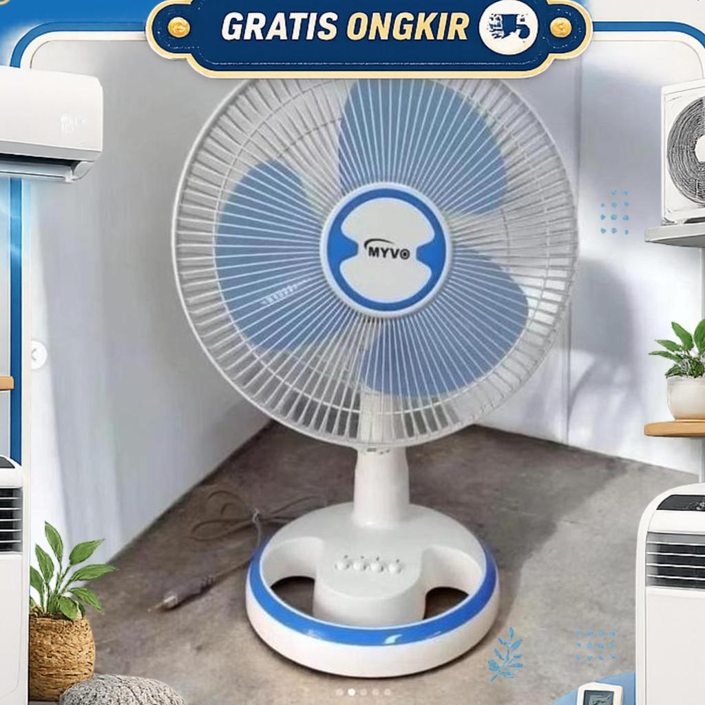 Myvo Desk Fan Kipas Angin Meja Mf-D12 12 Inch