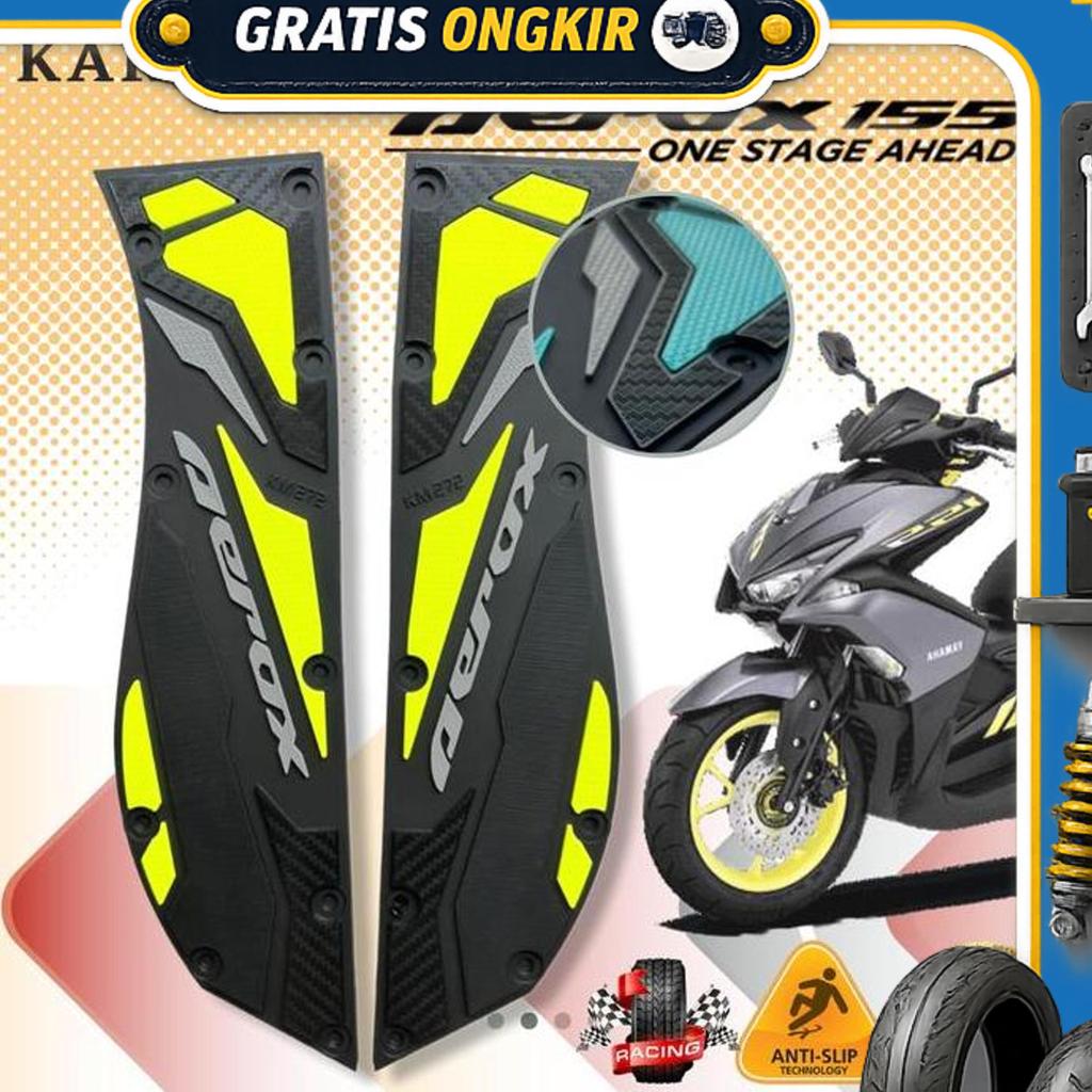 Karpet Motor Aerox 155 Bahan Karet / Aksesoris Motor Aerox / Aerox 155