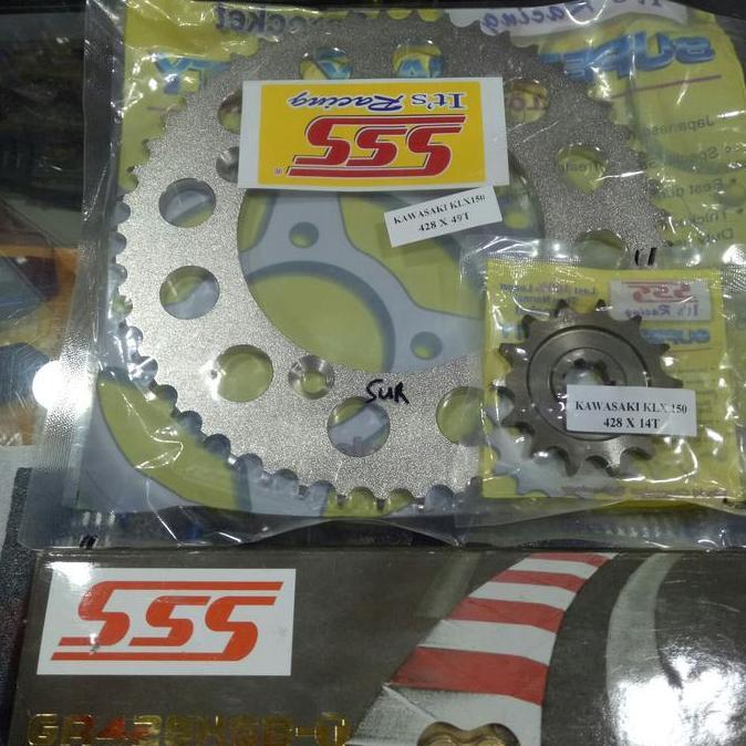 gear set racing sss kawasaki klx 150 klx bf klx dtracker