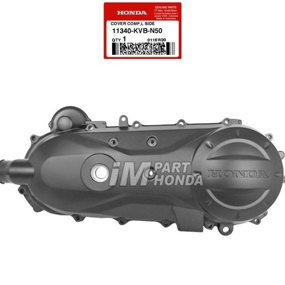 11340-KVB-N50 COVER L SIDE BAK TUTUP CVT VARIO 110 TECHNO KARBU