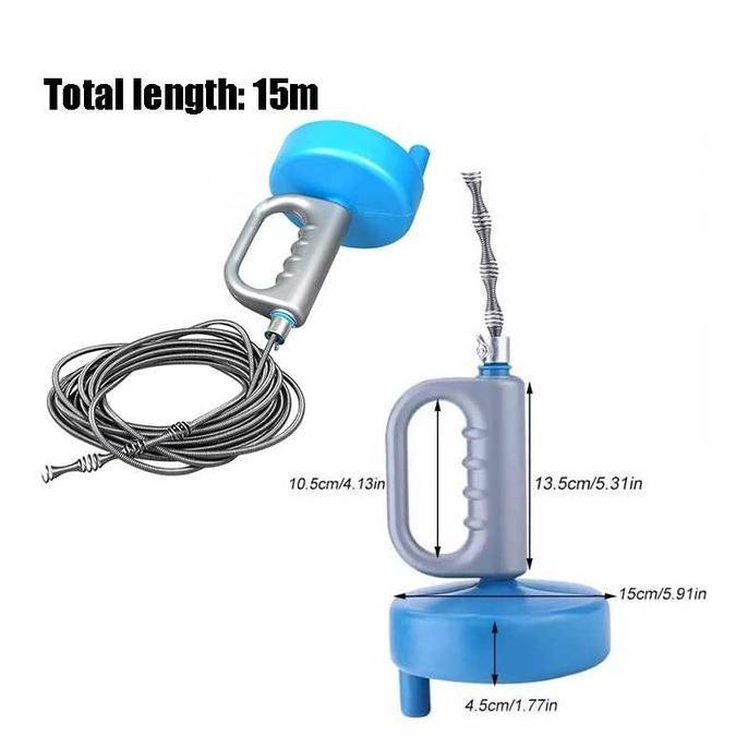 15m Pembersih Pipa Tersbumbat Mampet Pipe Cleaner Anti Mampet