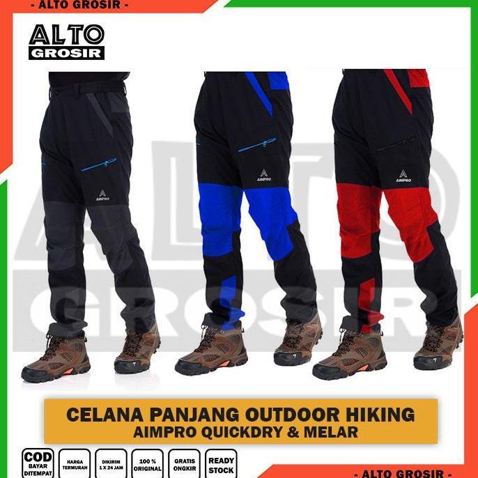 Celana Panjang Pria Wanita Gunung Quickdry Outdoor Hiking Celana Panjang Pria Outdoor Trekking Campi