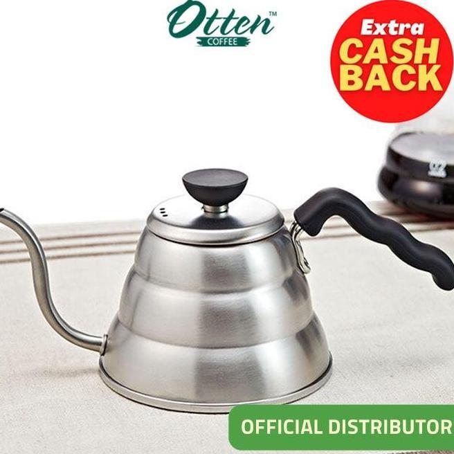 Hario Teko Leher Angsa V60 Pour Over Kettle Vkbr100Hsv Dapur Stainless