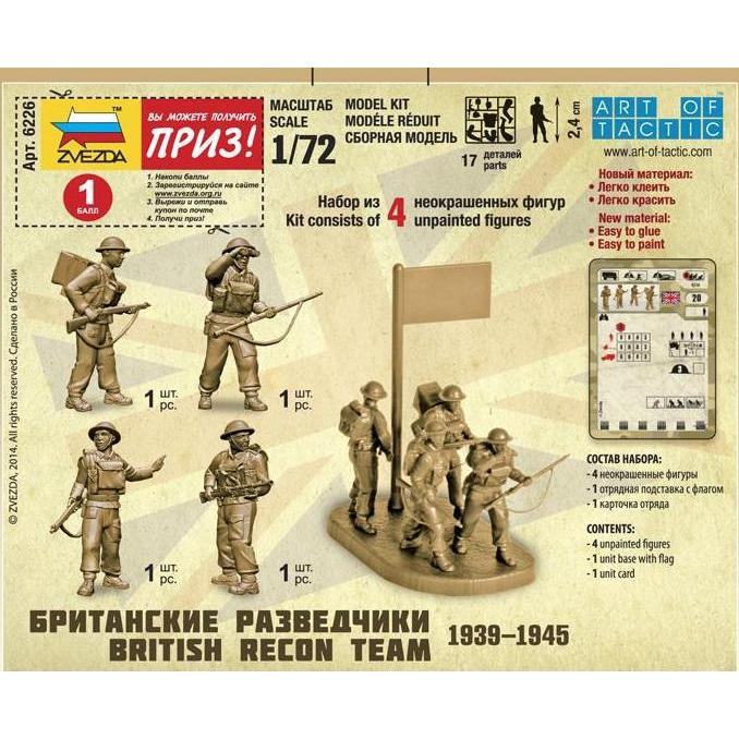 cv.danendra / Figure British Recon Team Skala 1:72 Zvezda Diskon