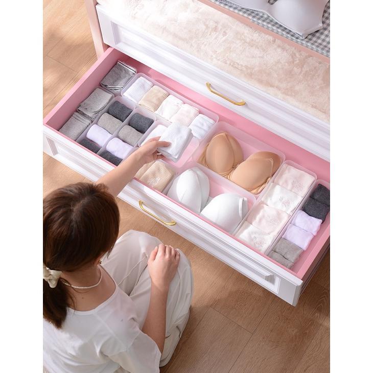 Susun Drawer Organizer / Kotak Penyimpanan Laci Makeup Kosmetik/ Organiser Laci Sumpit Sendok / Orga