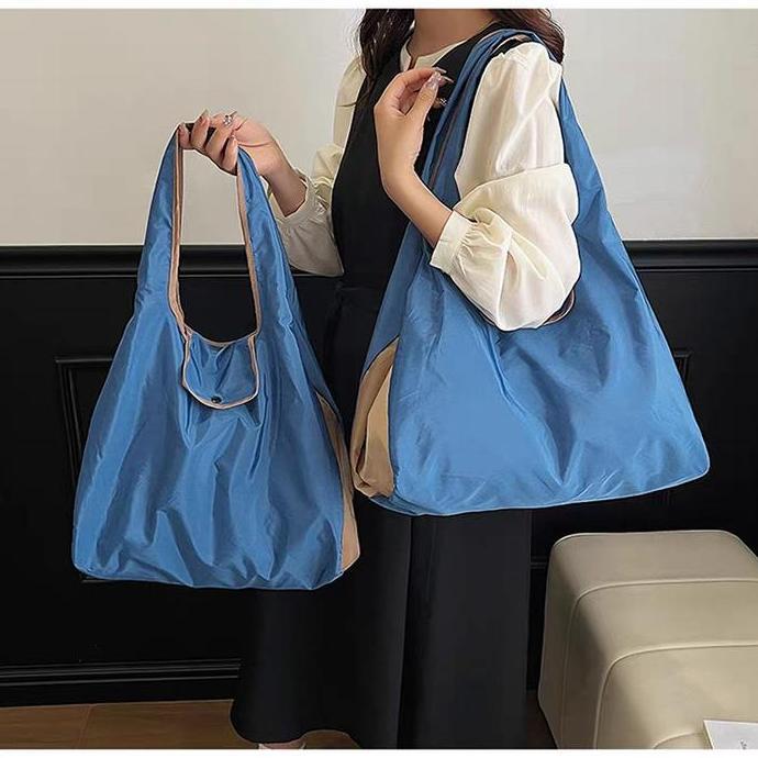 OMYGOOSE Tote Bag Lipat Serbaguna Kantong Tas Belanja Shopping Bag Lipat TFW 0298 ZS