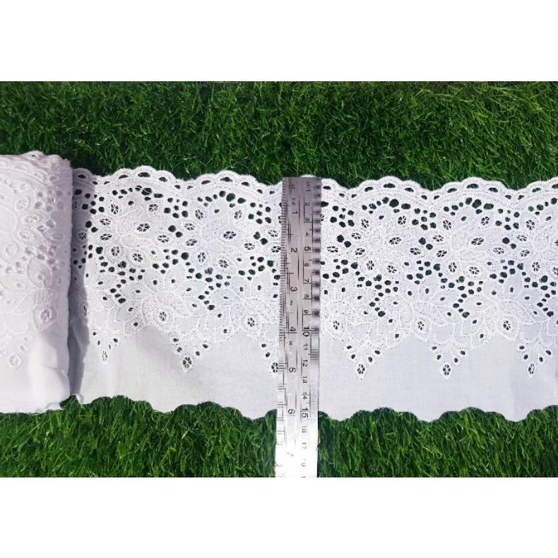 AYYA - RENDA KATUN LEBAR 15CM PER METER
