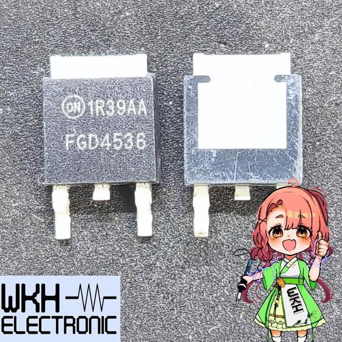 ORIGINAL FGD4536 POWER MOSFET 300V 50A TO-252 BE97 FGD4536TM CO27