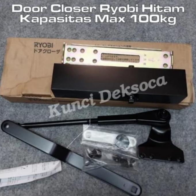 HARGA DISC - Door Closer Ryobi Hitam / Dcl Ryobi kapasitas max 100kg Black series
