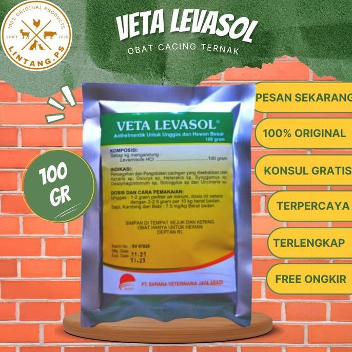 Veta Levasol Ternak Grosir - Obat Cacing Unggas - Obat Cacing Ternak