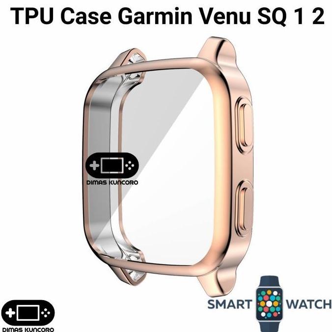 TPU Case Garmin Venu SQ silicone silikon soft casing bumper anti gores antigores garmin venu sq 1 2 