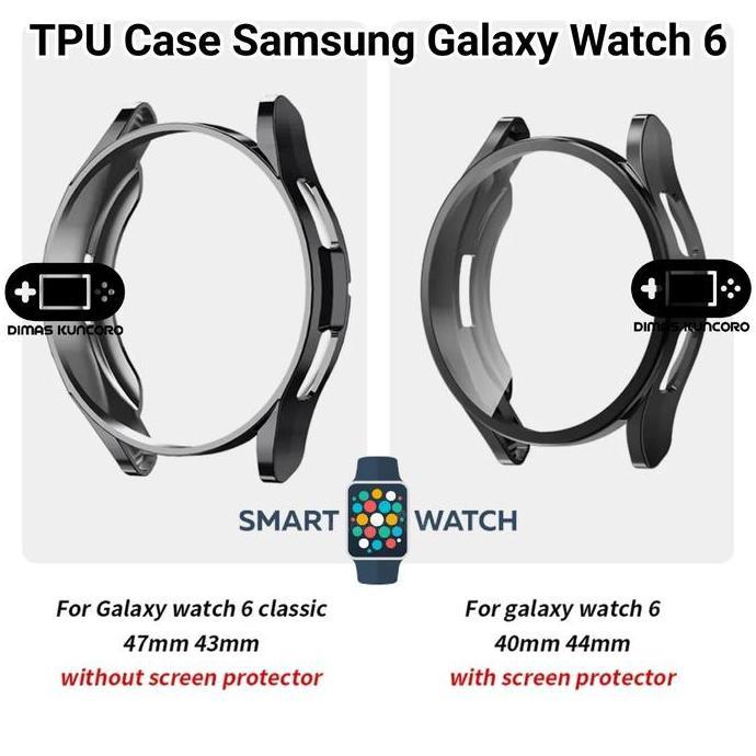 TPU Case Samsung Galaxy Watch 6 silicone silikon classic cover bumper samsung galaxy watch 6 watch6