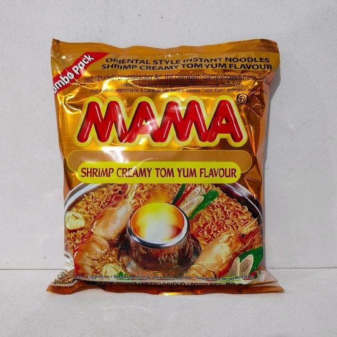 MAMA Shrimp Tomyum / Creamy Tomyum 90gr Oriental Style Instan Noodle  - Mie Instan Thailand Tomyam T