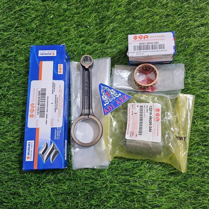 Stang Piston Bearing Pen Seher Set Rod Connecting Skywave Spin Hayate Skydrive Original Sgp 12161- 4