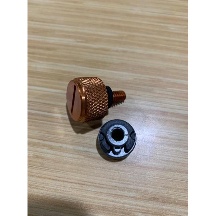 BAUT JOK SET NUT HARLEY DYNA SOFTAIL SPORTSTER TOURING BIRU ORANGE MERAH SCREW 001