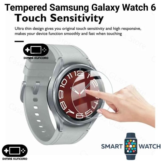 Tempered Samsung Galaxy Watch 6 antigores glass samsung galaxy watch 6 watch6 40mm 44mm