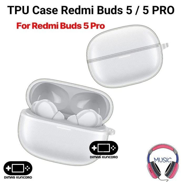 TPU Case Redmi Buds 5 / 5 PRO silicone silikon soft cover casing xiaomi redmi buds 5 pro