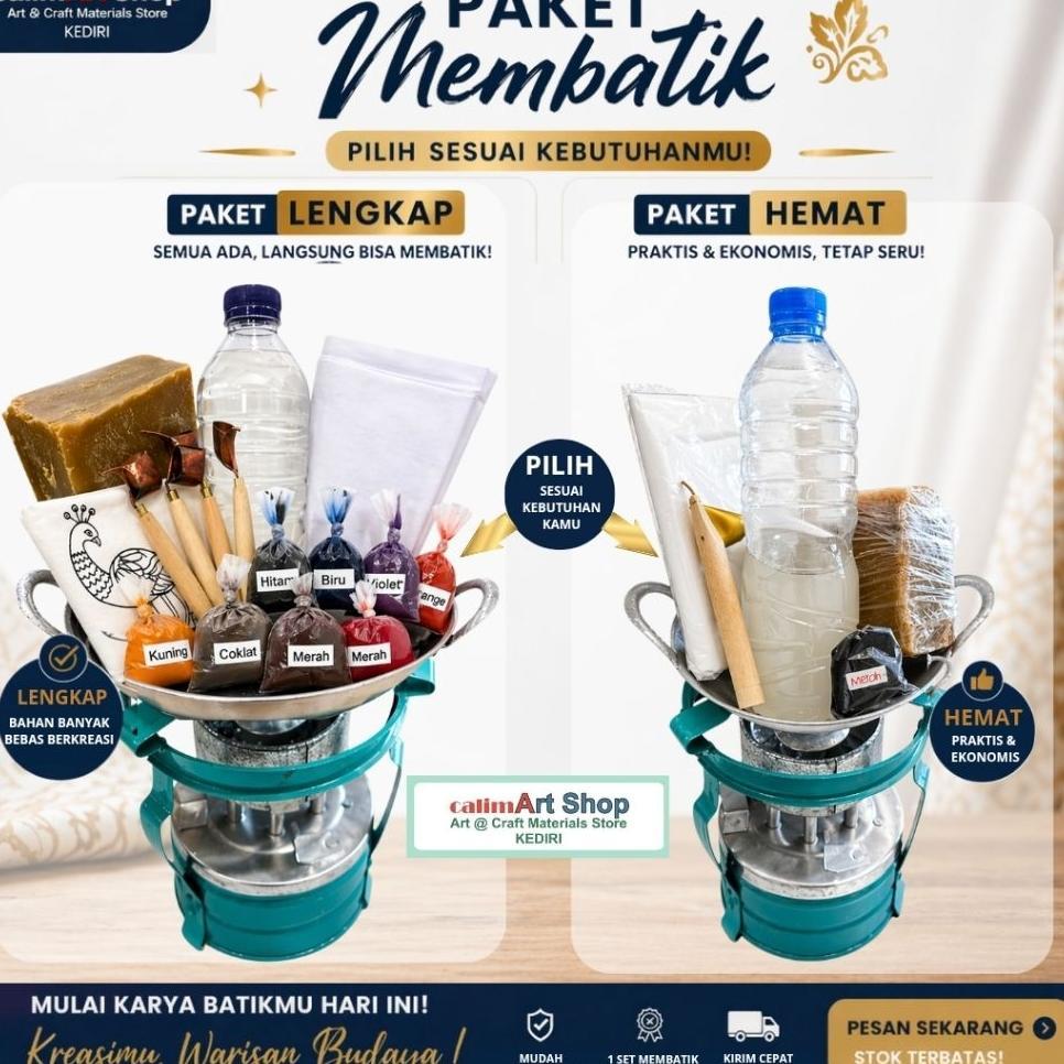 Batik Lengkap /Paket Alat Batik Lengkap & Hemat
