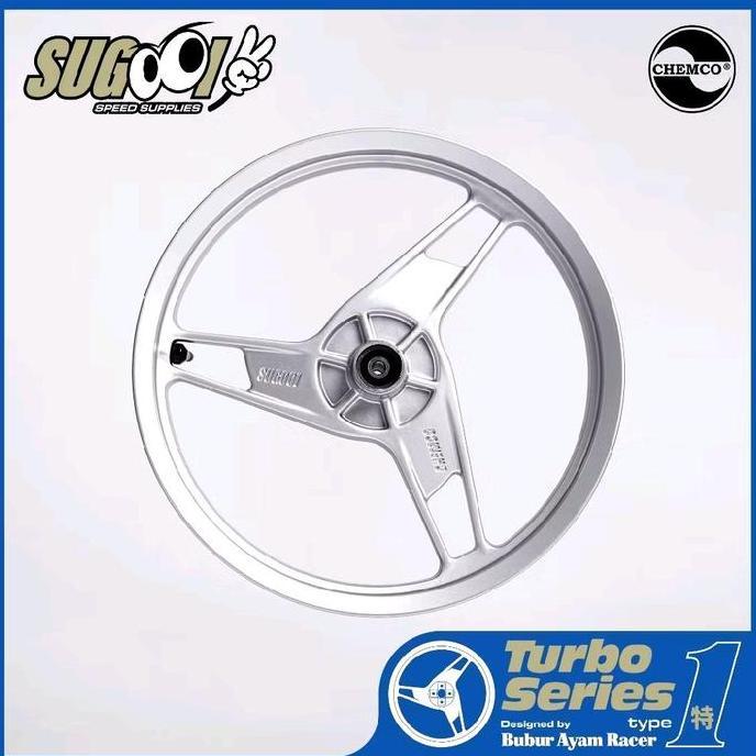Terlaris Velg Chemco Sugooi 160/185-14 Mio Sporty Smile Xeon M3 Gear Soul Fino Mio J Sugoi By @Bubur
