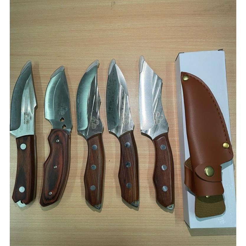Carl Schlieper Super Survival Bushcraft Knife Hunting Knife-Pisau Outdoor Camping