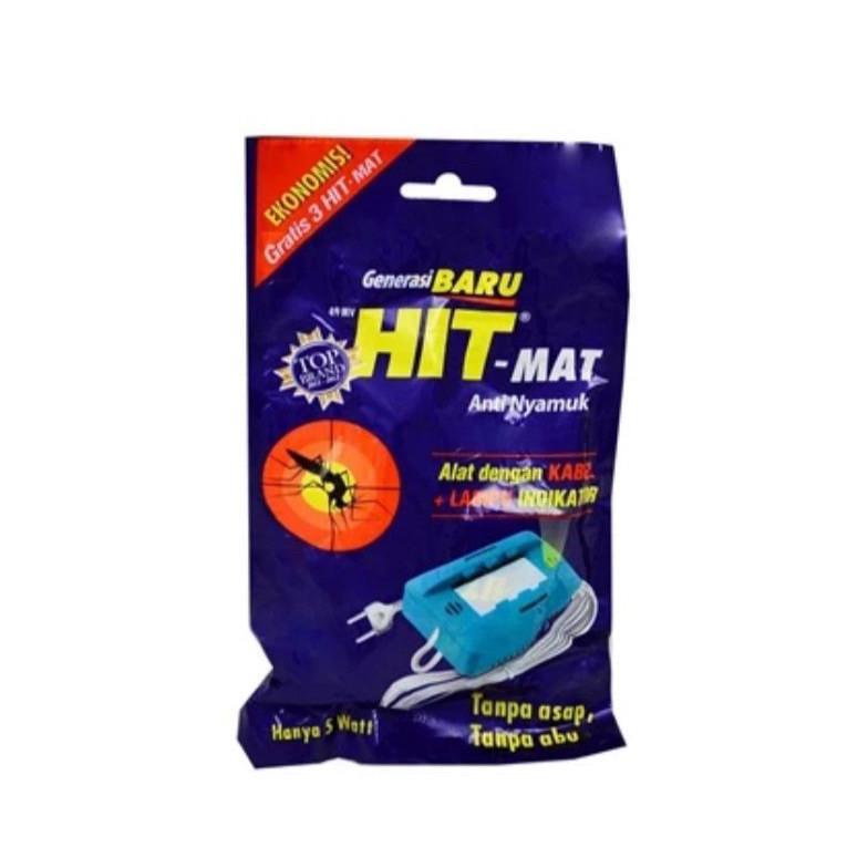 HIT MAT matt alat & refil elektrik anti nyamuk , Kabel Dan tanpa Kabel, Refil MAT sachet dan Paketan