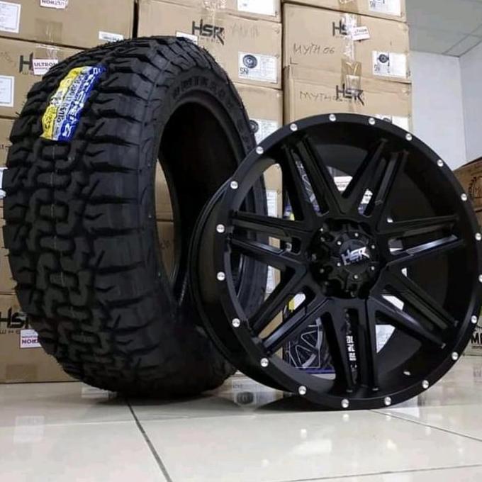 Terlaris Paket Velg Hsr Ring 20+Ban Accelera Omikron Ct For Pajero Fortuner Dll