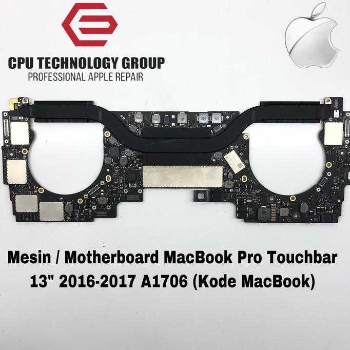 Motherboard Macbook Pro A1706 Mesin 2017 16+256Gb 820-00923 Logicboard