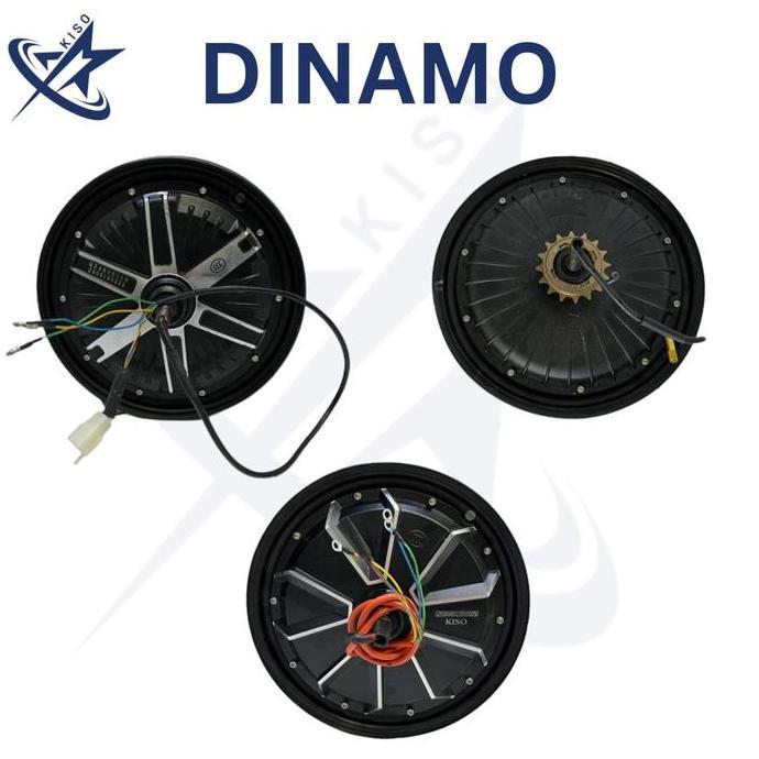 Terlaris Kiso Dinamo Bldc 500W 600W 1000W Roda Belakang Sepeda Listrik Skuter Listrik Motor Listrik 