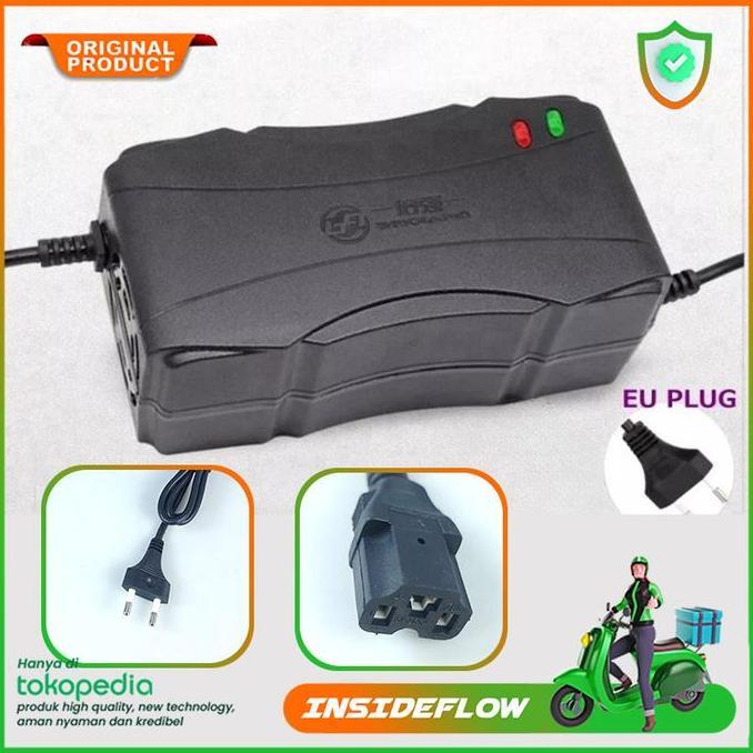 Terlaris Charger Baterai Sla 60V 20Ah Untuk Motor Listrik Uwinfly T3 Ln Pro
