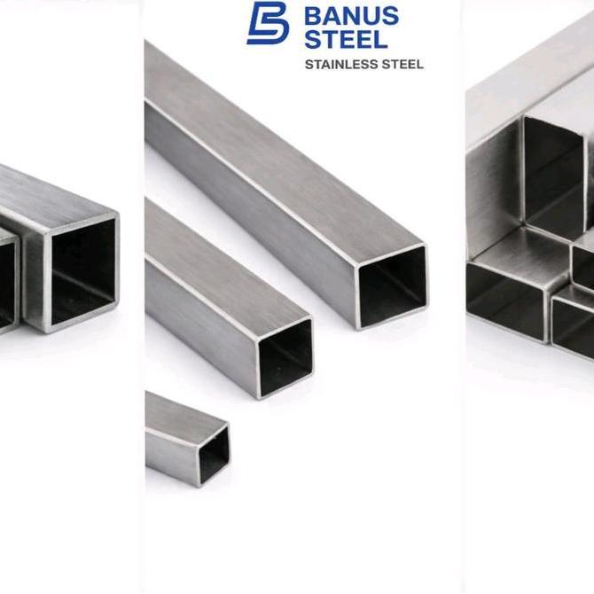 Pipa hollow stainless 20 x 20 x 1,2 mm / 2 cm x 2 cm pipa kotak hollo