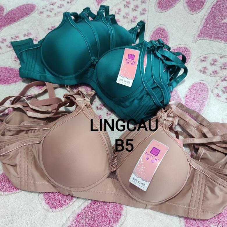 Terbaru Bra Lingcao A5 | B5 Asli / Bh Push Up Tanpa Kawat Lingcao A5 | B5