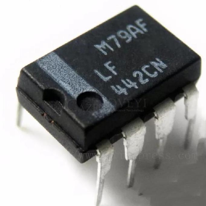 DIP-8 LF442 LF 442 CN DIP-8 DUAL OP AMP PERSAMAAN 4558 NE5532 TL072 DIP-8 TKEDRO