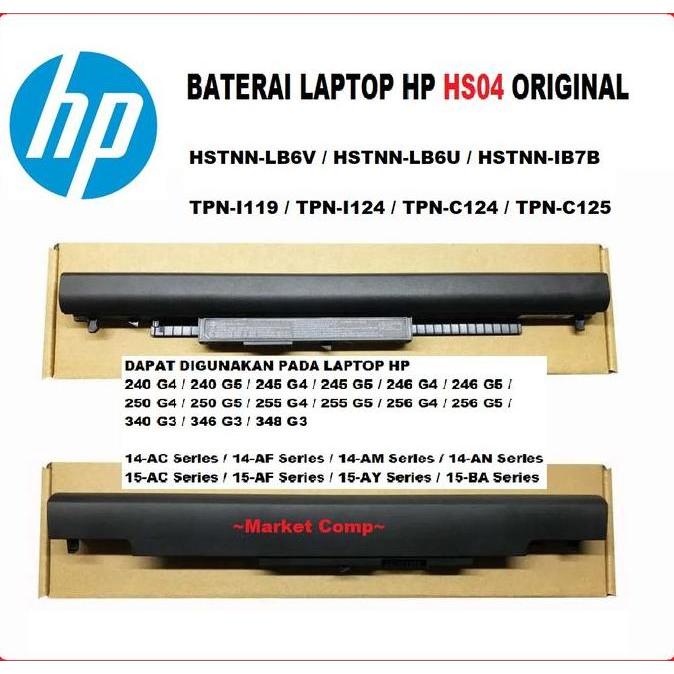 Original Baterai Laptop Hp 14-Af115Au 14-Af118Au 14-Af119Au 14-Af120Au
