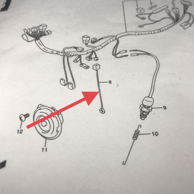 Kabel Massa Satria 2tak Satria Hiu Satria Lumba Orinal SGP Japan