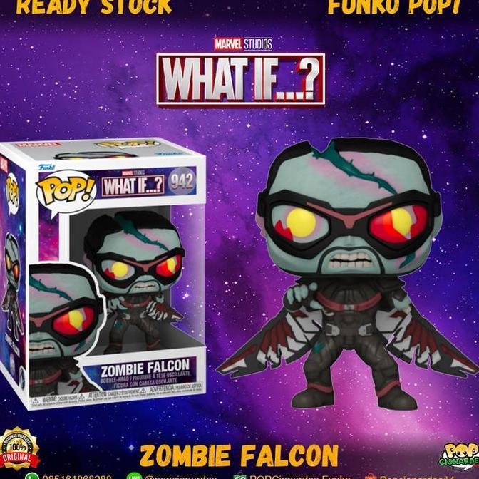 Funko POP Marvel - What If...? - Zombie Falcon #942