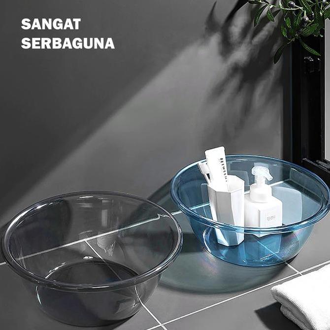 BAGIRNO81 - BASKOM BENING BASIN CUCI SERBAGUNA PLASTIK TEBAL ANTI PECAH BASKOM BENING