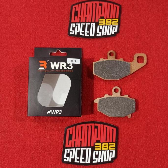 Kampas Rem Belakang WR3 Sintered ER6 ER6N ER6F ER-6N ER-6F