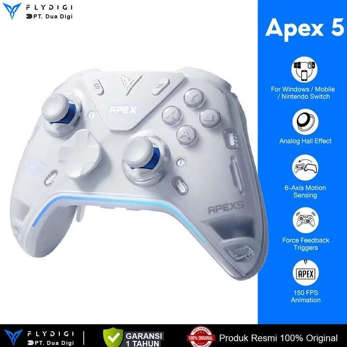 gwisaa_sadewa - flydigi apex 5 wireless pc controller adaptive trigger forceflex joystick 2.0 force 