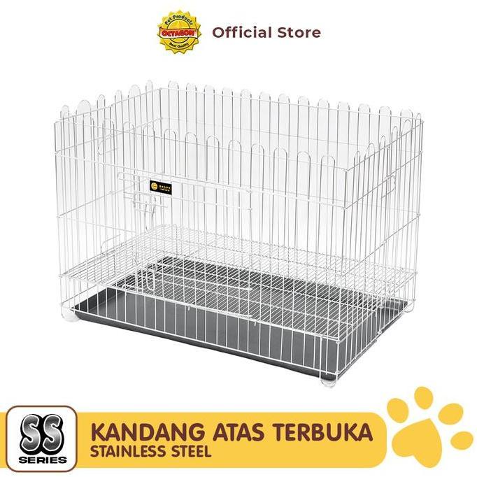 KANDANG OCTAGON - KANDANG ATAS TERBUKA STAINLESS STEEL | KANDANG ANTI KARAT DAN TAHAN LAMA