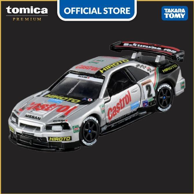 Tomica Premium Racing Nissan GT-R R34 Castrol