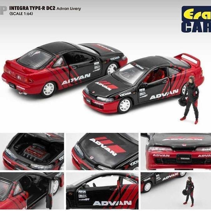 ERA CAR Honda Integra Type R DC2 Advan Livery Eracar Diecast Mobil