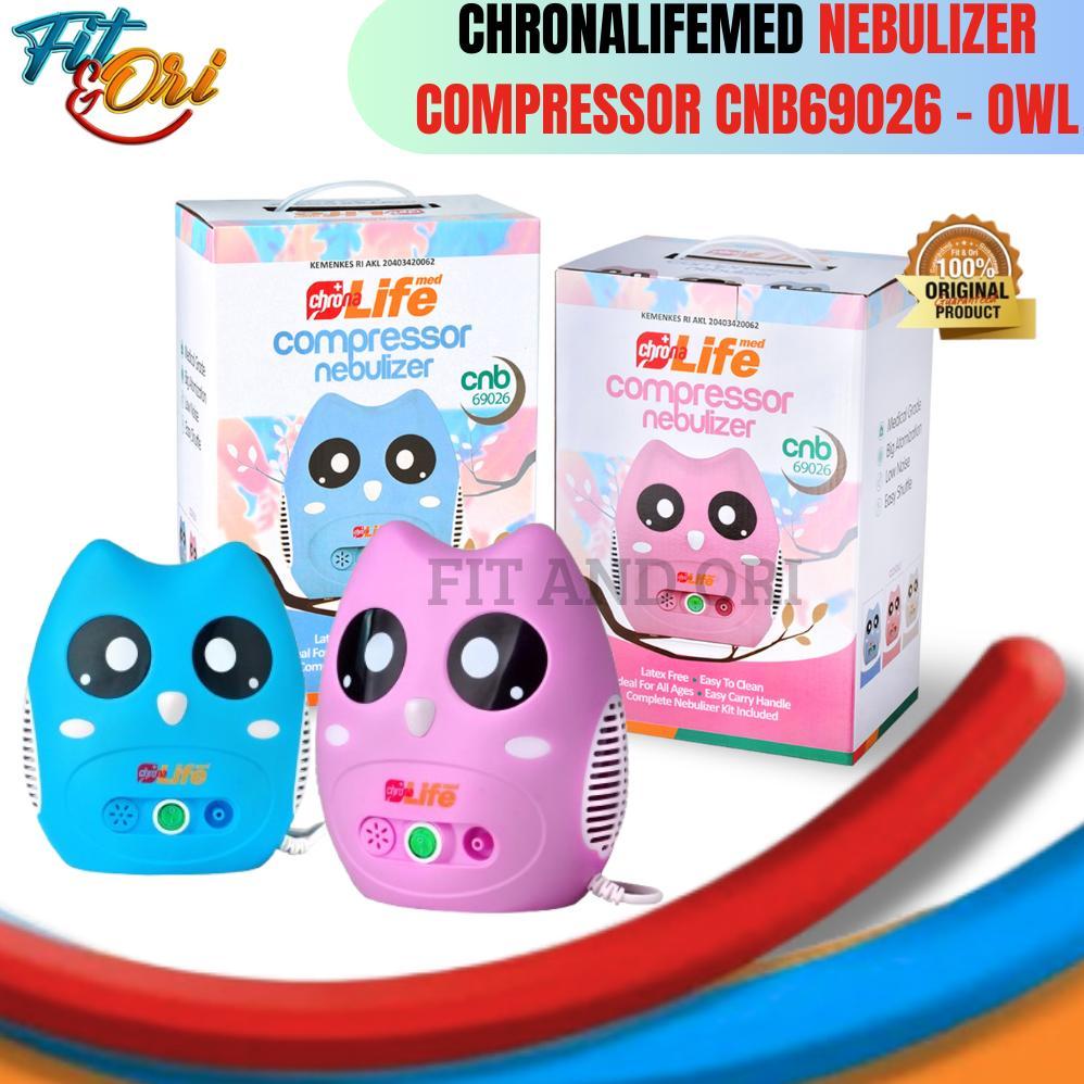 Nebulizer Kompressor Karakter Anak OWL / Burung Hantu / Alat Nebu Anak